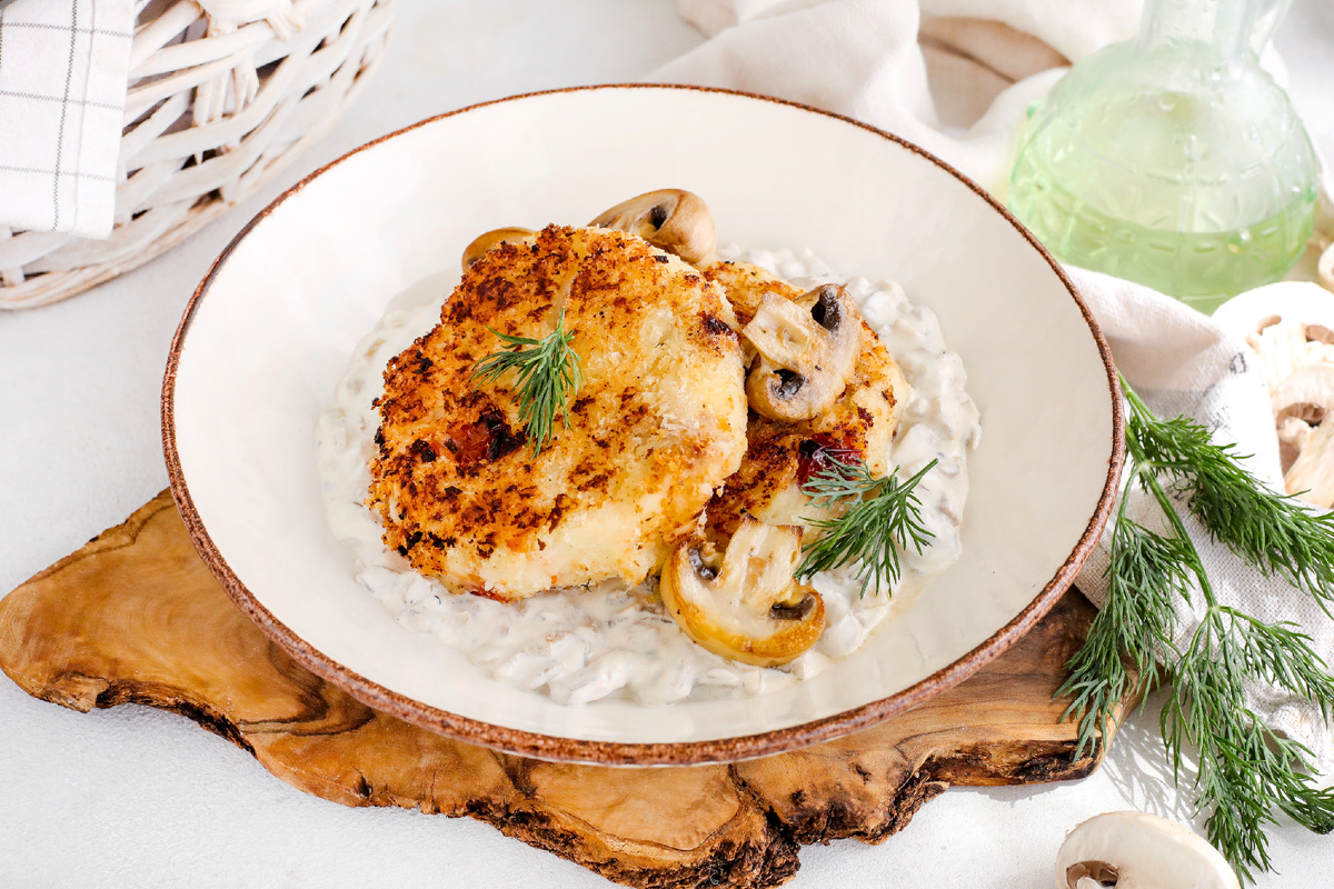 Вкусное путешествие: картофельные зразы с грибами и вялеными томатами