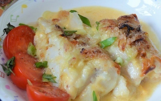 Нежный запечённый морской язык с сыром для вашего стола