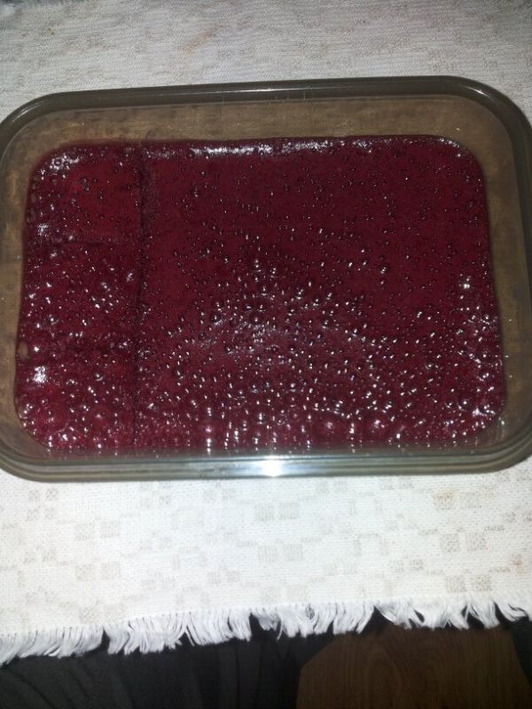 Нежное смородиновое суфле для зимнего стола