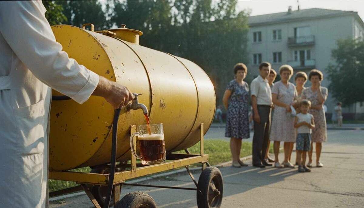 Квас из советских бочек: что скрывалось внутри и почему он был лучше современного