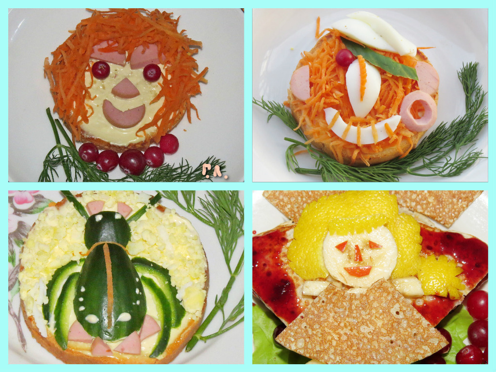 Оригинальные бутерброды, которые обрадуют ваших детей