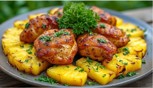 Курица с ананасами: классика, которая радует годами