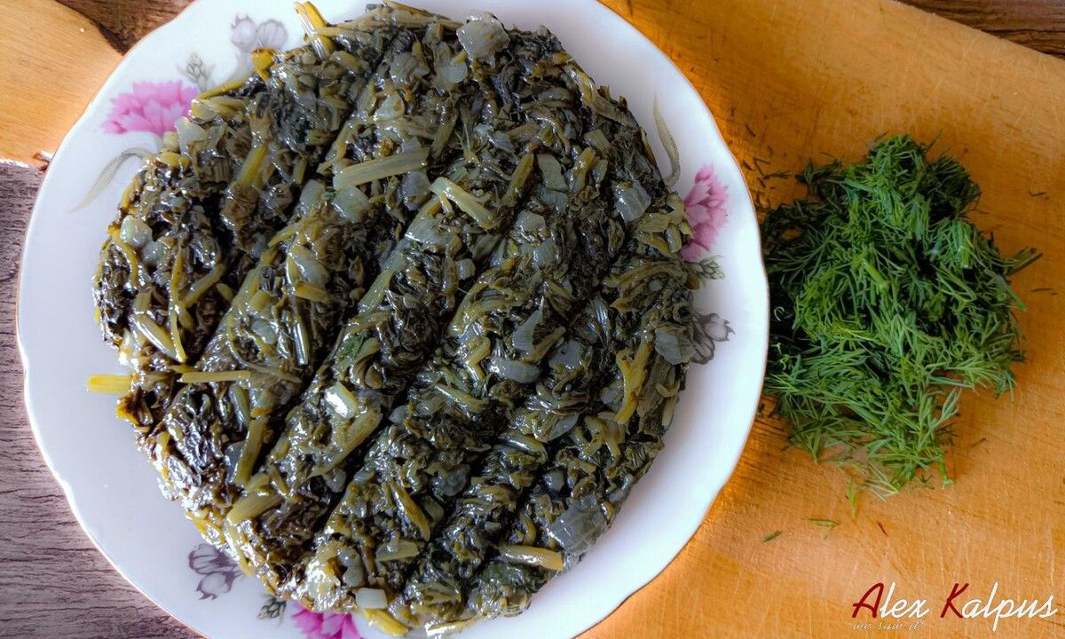 Секреты грузинской кухни: Рубленный шпинат по-бабушкиному из Кахетии