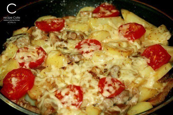 Непревзойденная свинина с картофелем под сыром в стиле «по-французски»