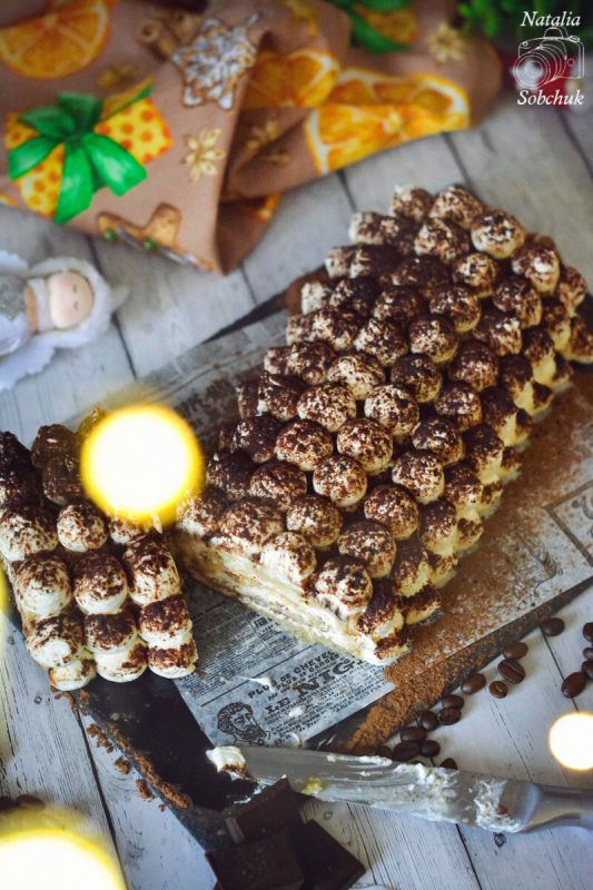 Секреты простого бисквитного рулета «Тирамису» без сырых яиц