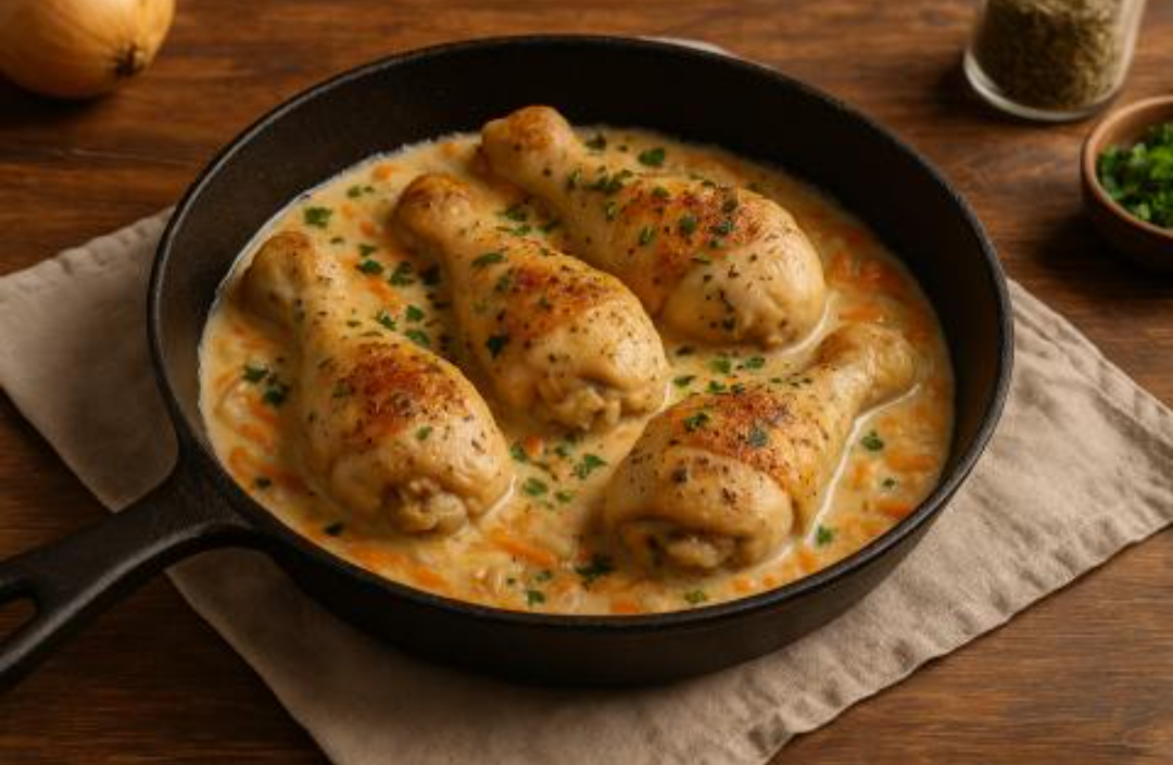 Куриные голени в сметанном соусе: вкус, который согревает душу