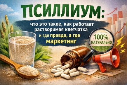 Псиллиум: секреты популярной клетчатки, о которых стоит знать