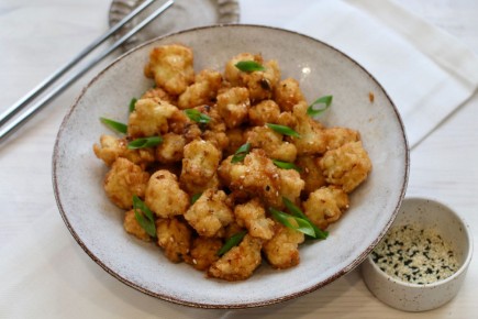 Острая цветная капуста по-корейски