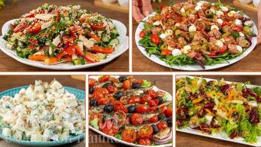 Праздничные салаты, которые удивят: 5 свежих идей без майонеза