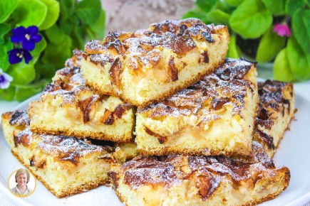 Ароматный пирог с яблоками и корицей: домашний уют в каждой кусочке