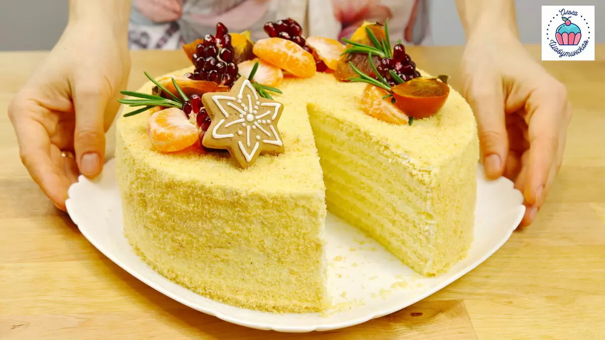 Создание торта "Апфельмусс": гармония сливок и яблочной свежести