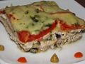 Невероятная куриная запеканка с баклажанами и помидорами